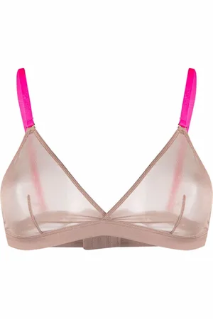 MAISON CLOSE Mesh triangle bra