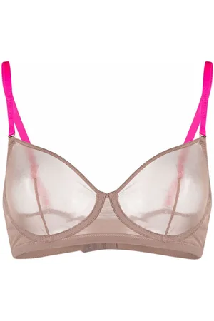 MAISON CLOSE Mesh underwired bra