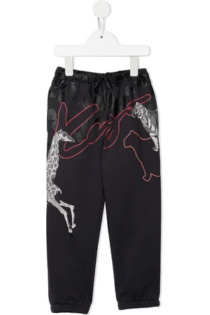 Kenzo Logo-print cotton track pants