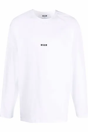 Msgm Logo-print longsleeved T-shirt