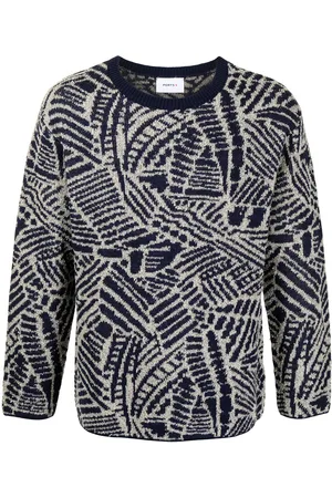 Ports V Abstract-pattern sweater