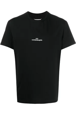 Maison Margiela Distorted-logo cotton T-shirt