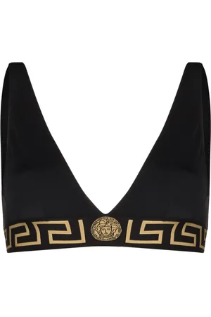 VERSACE Greca Border bikini top