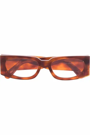 GCDS Tortoiseshell rectangular-frame sunglasses