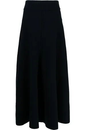 PRINGLE OF SCOTLAND Fine-knit midi skirt