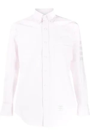 Thom Browne Satin weave 4-Bar shirt