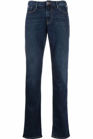 Emporio Armani Mid-rise straight leg jeans
