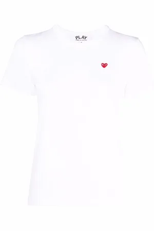 Comme des Garçons Logo-patch cotton T-shirt