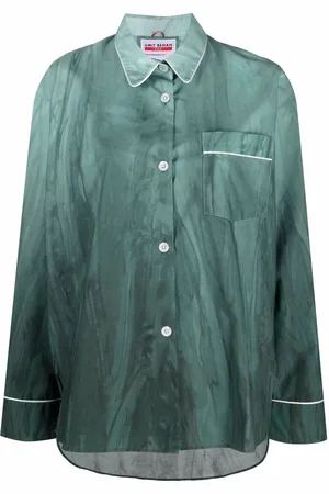 F.R.S For Restless Sleepers Pipe-trim pajama shirt