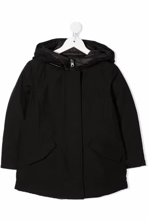 Woolrich Hooded feather-down cotton-blend coat
