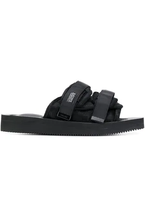 SUICOKE Moto-VHL shearling trim sandals