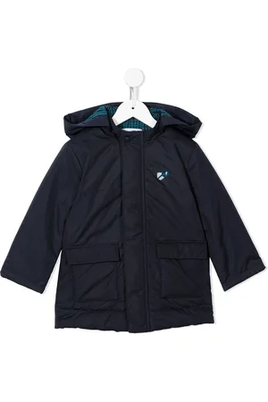 Familiar Hooded long-sleeved coat