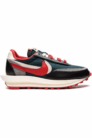 Nike X Undercover x sacai x LDWaffle "Midnight Spruce University Red" sneakers