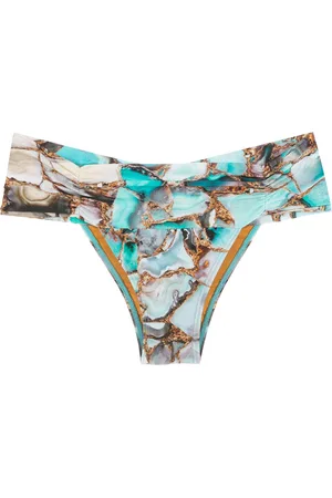 Lygia & Nanny Jasper marble-print pants