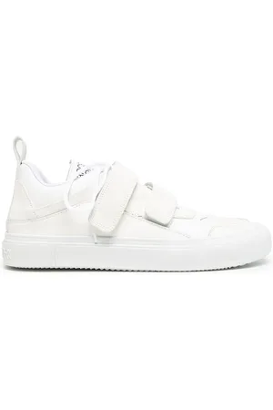 MARCELO BURLON Logo-print low-top leather sneakers