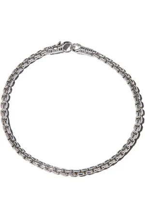 TOM WOOD Venetian rhodium-plated sterling bracelet