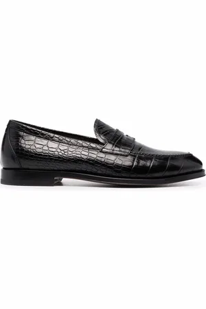 Scarosso Stefano crocodile-embossed loafers
