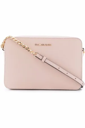 Michael Kors Large Jet Set leather crossbody bag