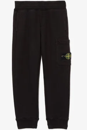 Stone Island Compass-logo cotton track pants