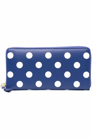 Comme des Garçons Leather polka-dot purse