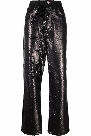 Philipp Plein High-waisted sequined jeans