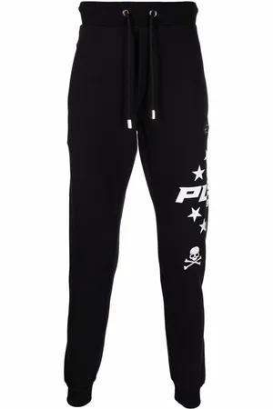 Philipp Plein Logo drawstring track pants