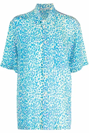 Stella McCartney Leopard print short-sleeve shirt
