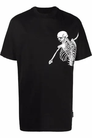 Philipp Plein Skeleton logo print T-shirt