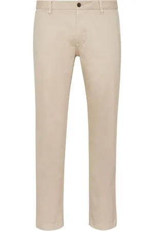 Philipp Plein Hexagon-patch slim-fit chinos