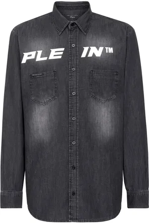 Philipp Plein Plein™ logo denim shirt
