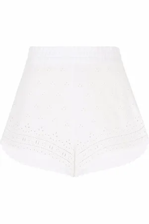 Dolce & Gabbana Embroidered linen shorts