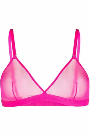 MAISON CLOSE Sheer triangle bralette