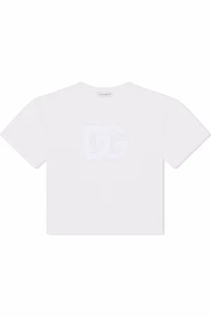Dolce & Gabbana DG-logo openwork T-shirt
