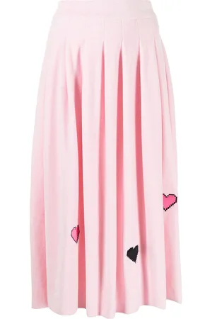 Natasha Zinko Heart pleated skirt