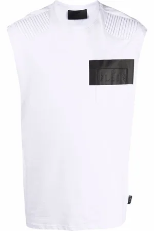 Philipp Plein Logo sleeveless top