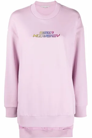 Stella McCartney Logo-print side slit sweatshirt