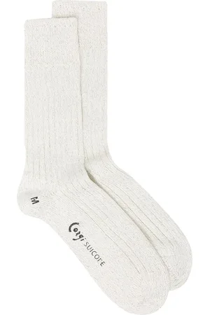 SUICOKE Logo-print ankle socks
