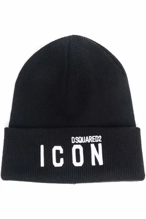 Dsquared2 Icon logo-embroidered knitted beanie