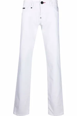 Philipp Plein Mid-rise straight-cut jeans