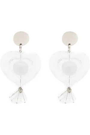 AMIR SLAMA Heart-motif drop earrings