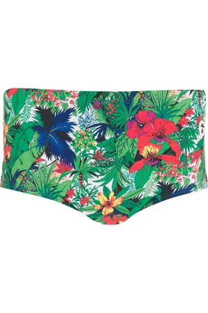 AMIR SLAMA Floral-print swimming trunks