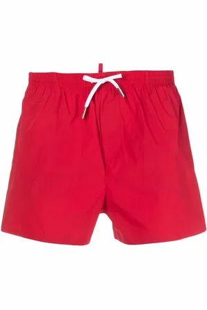 Dsquared2 Icon-print drawstring swim shorts