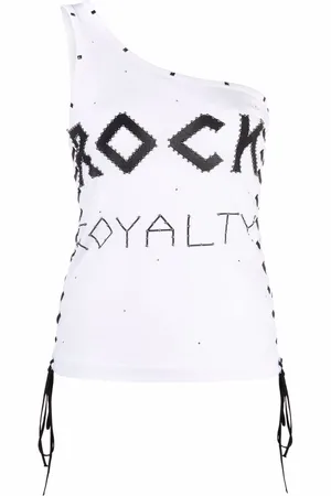 Stella McCartney Studded one-shoulder vest top
