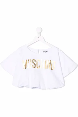 Moschino Logo-print cropped T-shirt