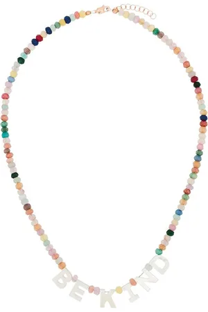 Roxanne First Be Kind 14kt rose gold jade necklace