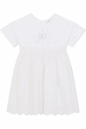 Dolce & Gabbana Embroidered poplin midi dress