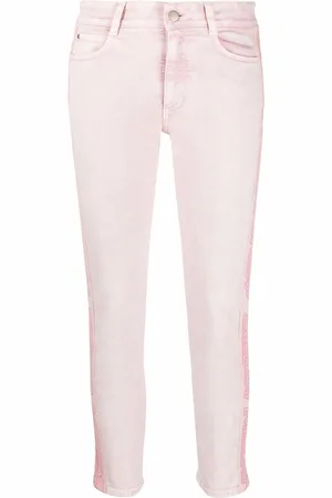 Stella McCartney Logo tape slim jeans
