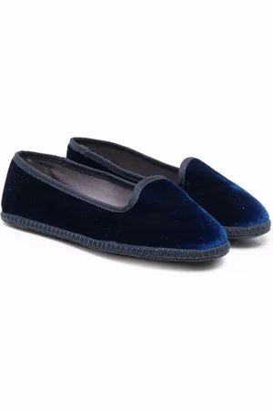 SIOLA Slip-on velvet-effect loafers