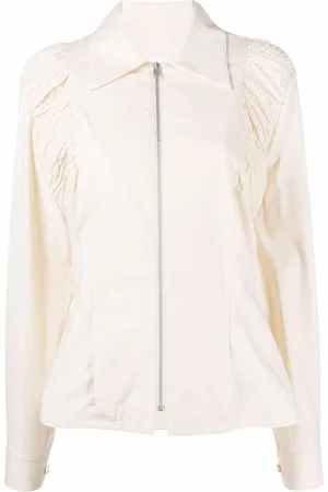 Maison Margiela Ruched-detail shirt