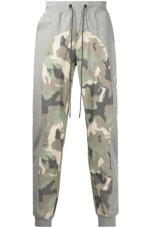 MOSTLY HEARD RARELY SEEN Camouflage-panel track pants